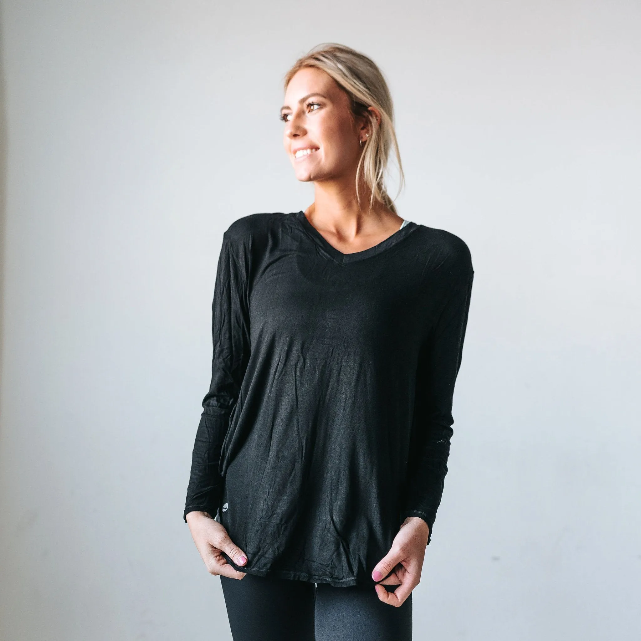 Boyfriend Long Sleeve - Black