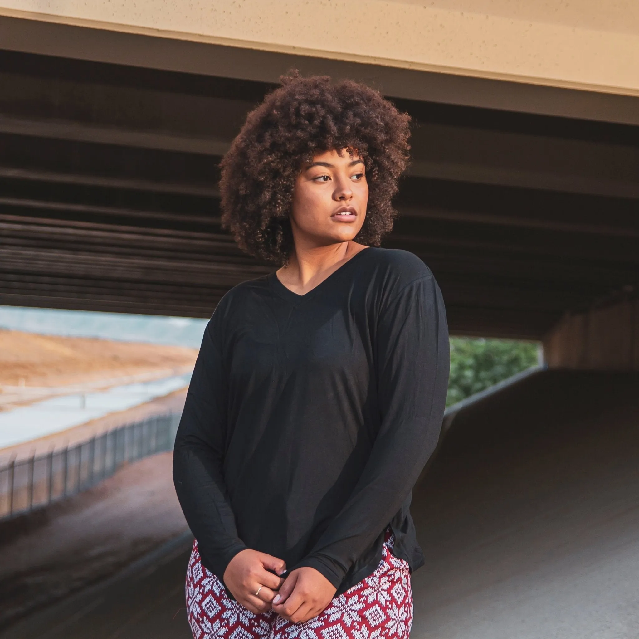 Boyfriend Long Sleeve - Black
