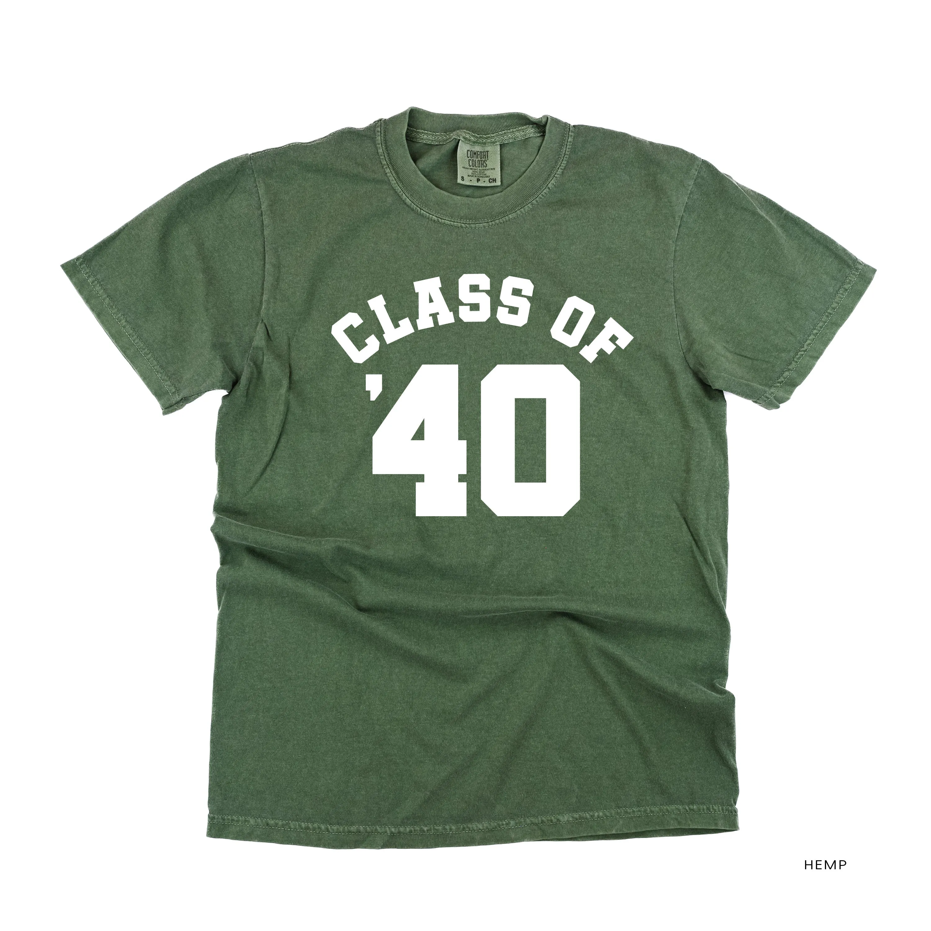 CLASS OF '40 - SHORT SLEEVE COMFORT COLORS TEE