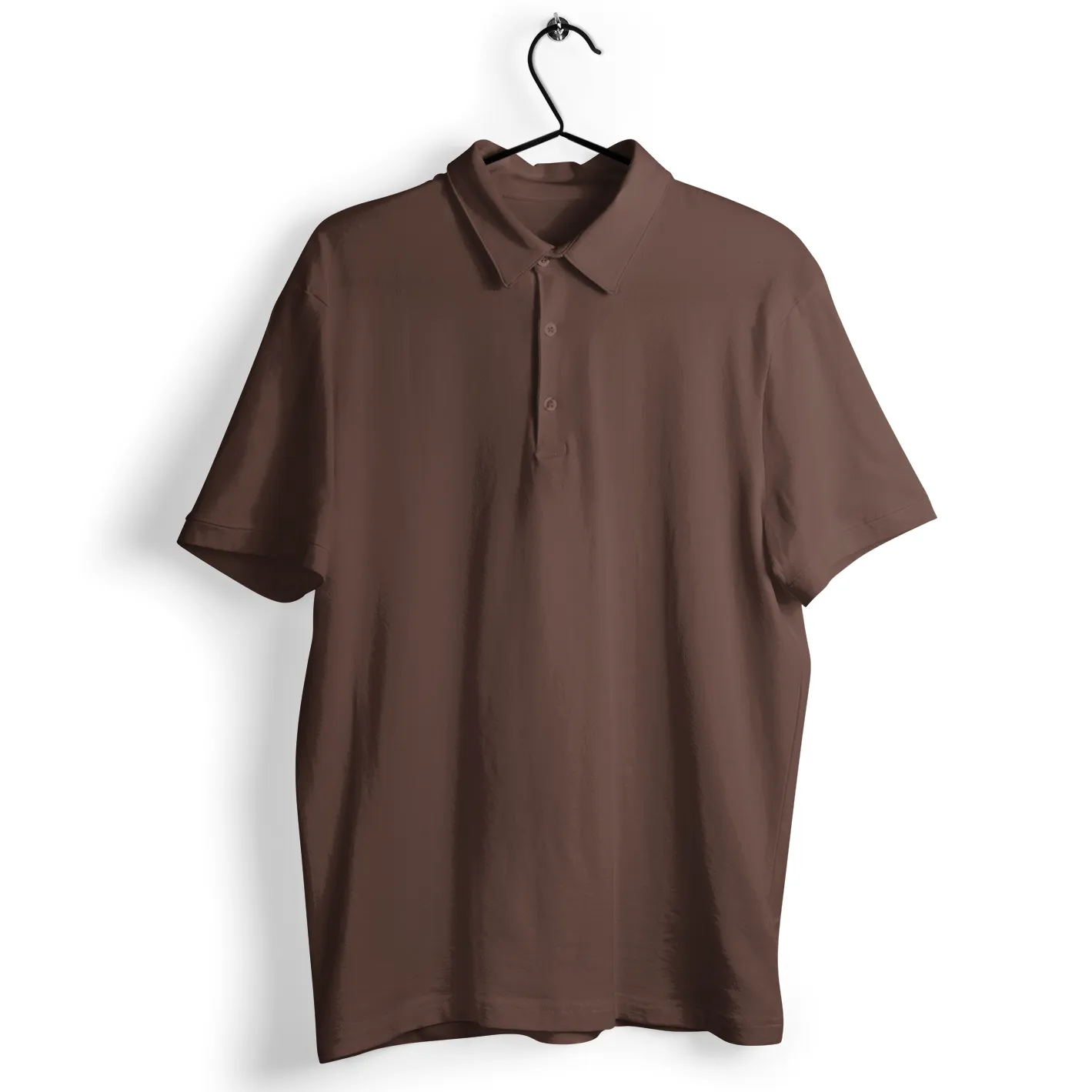Coffee Brown Polo T shirt