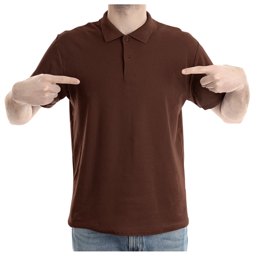 Coffee Brown Polo T shirt