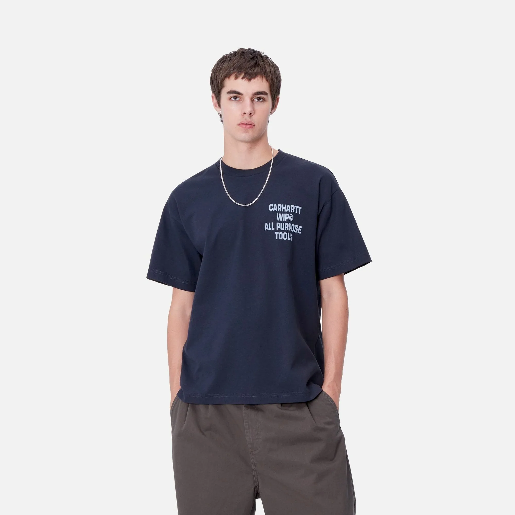 Cross Screw T-Shirt | Air Force Blue