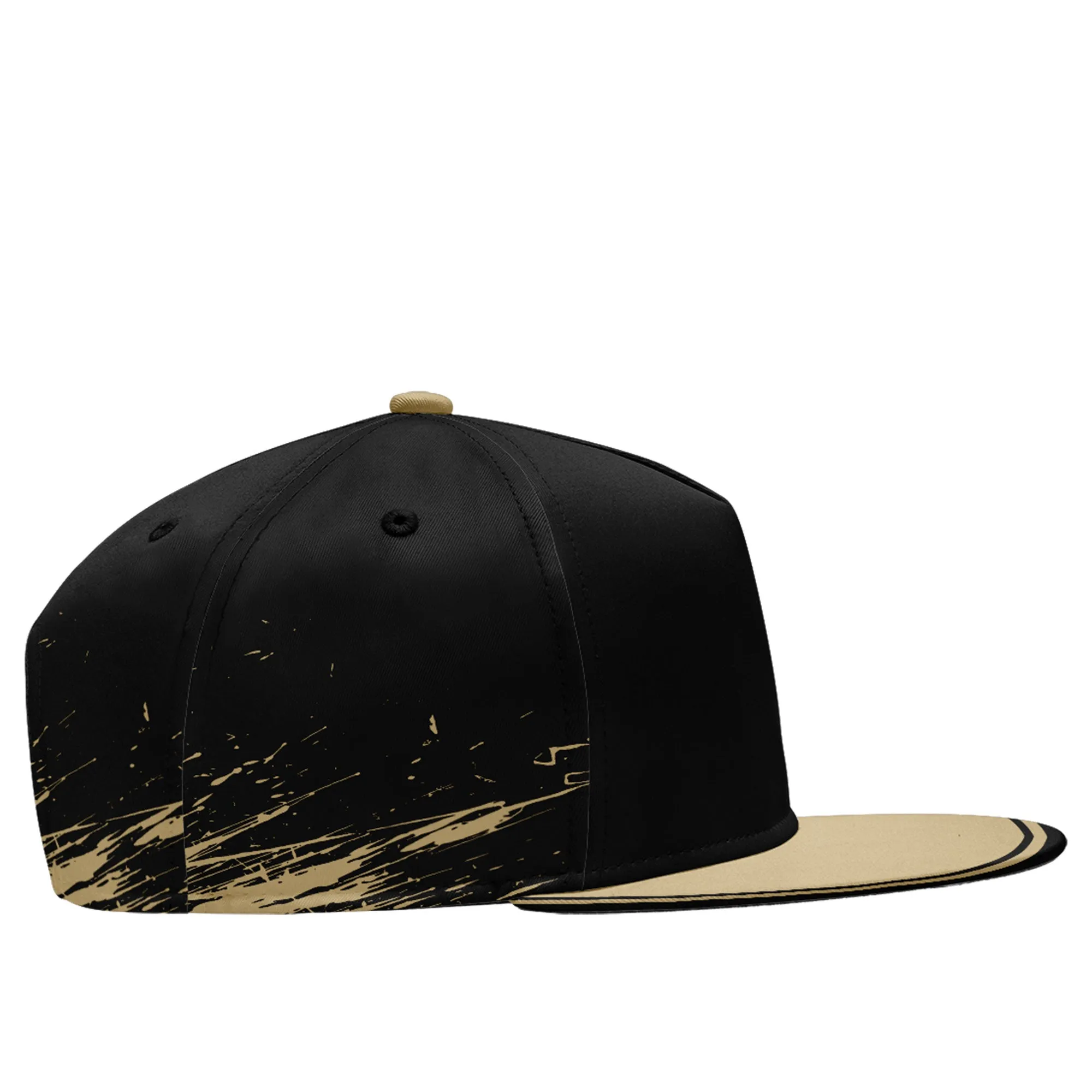 Custom Black Yellow New Orleans MaxSoul Shoes and Hat Combo Offer Personalized Combo ZH-D020264-19