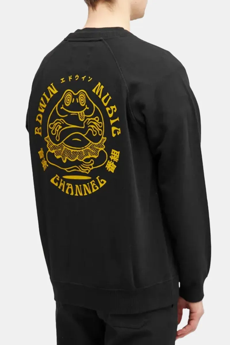 Edwin Music Channel Heavy Felpa Sweat (Black)
