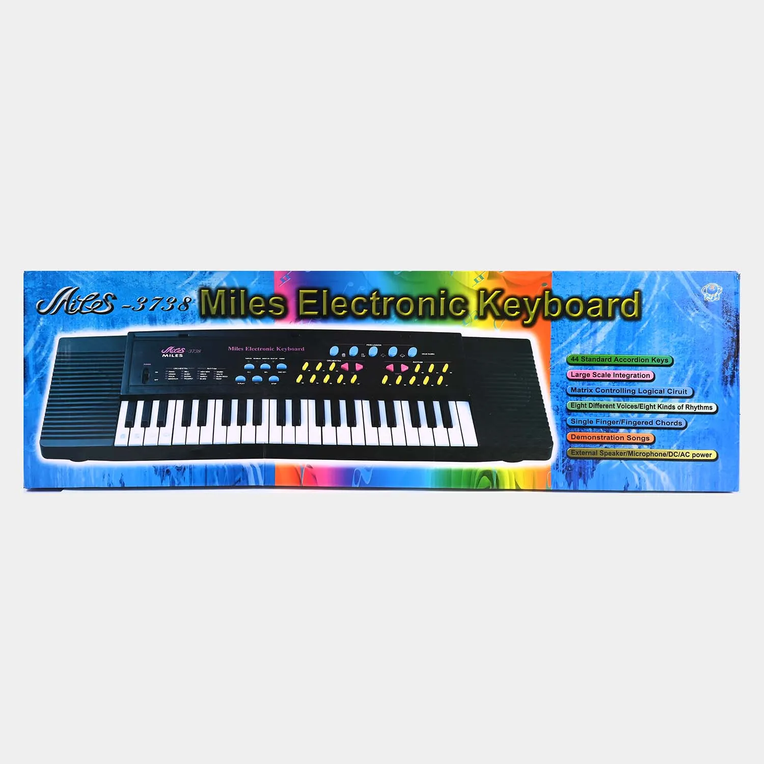 Electronic Keyboard With 2 Speaker