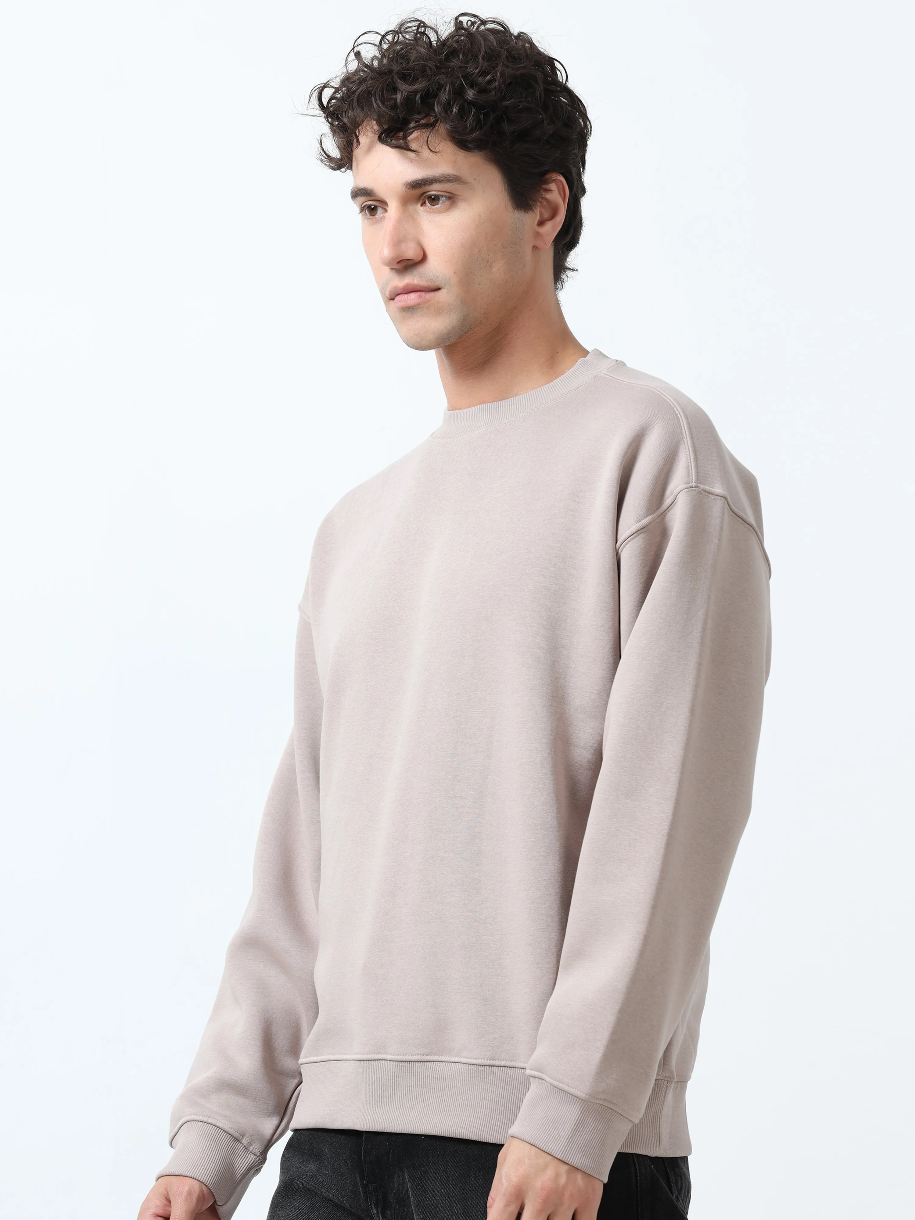 Lalo - Ribbed Plain Sweatshirt - Gray