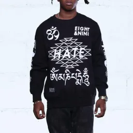 Love x Hate Fleece Sweatshirt Black