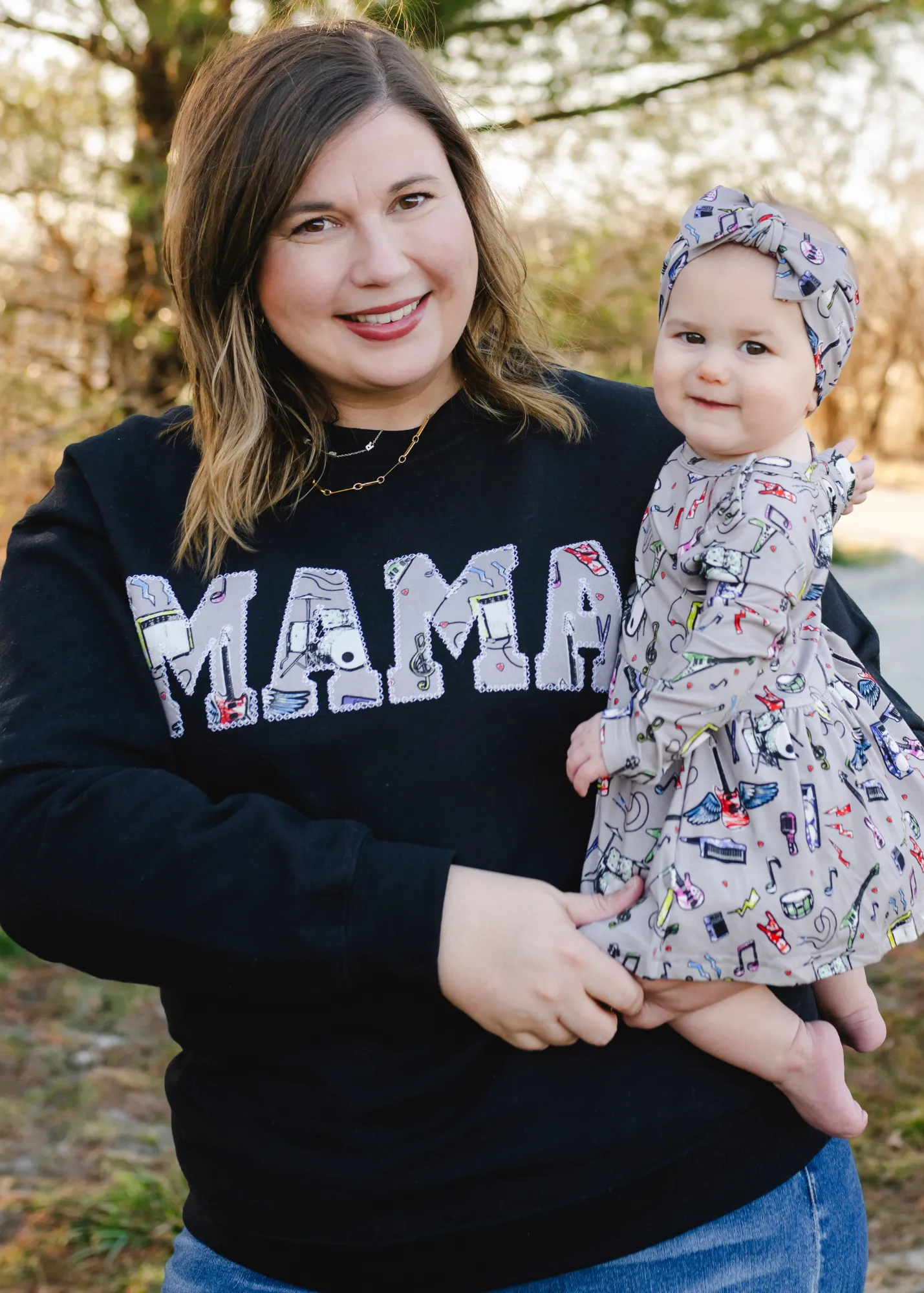 MAMA Crewneck Sweatshirts - Rockstar