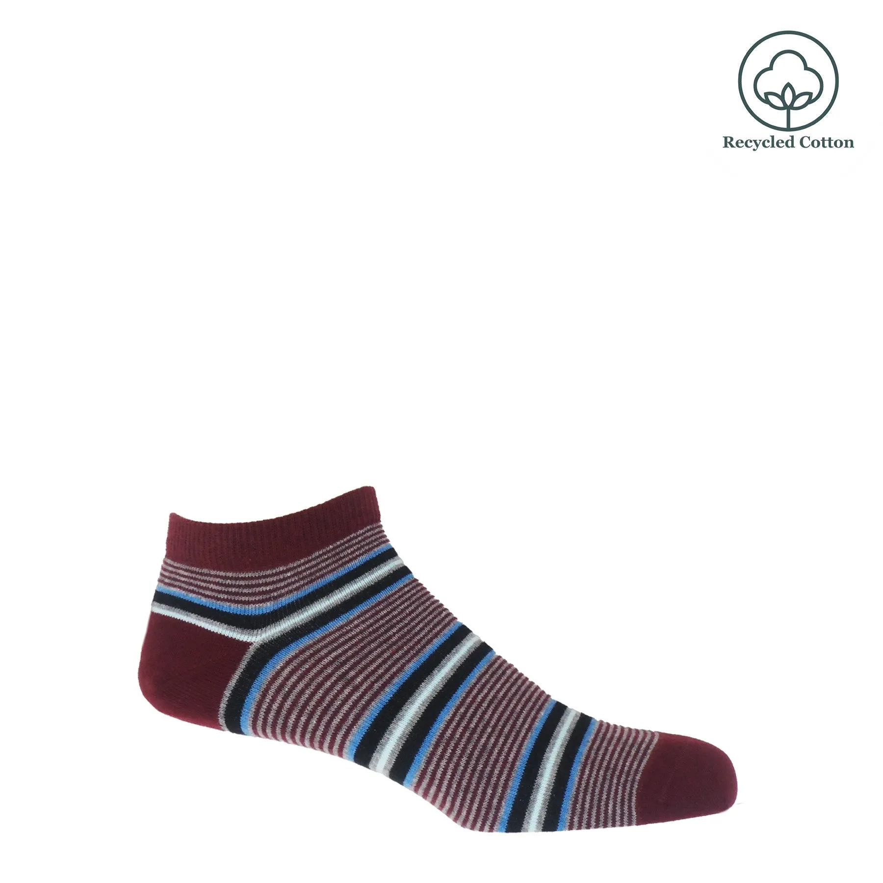 Men's Trainer Socks Bundle - Lux, Retro & Multistripe