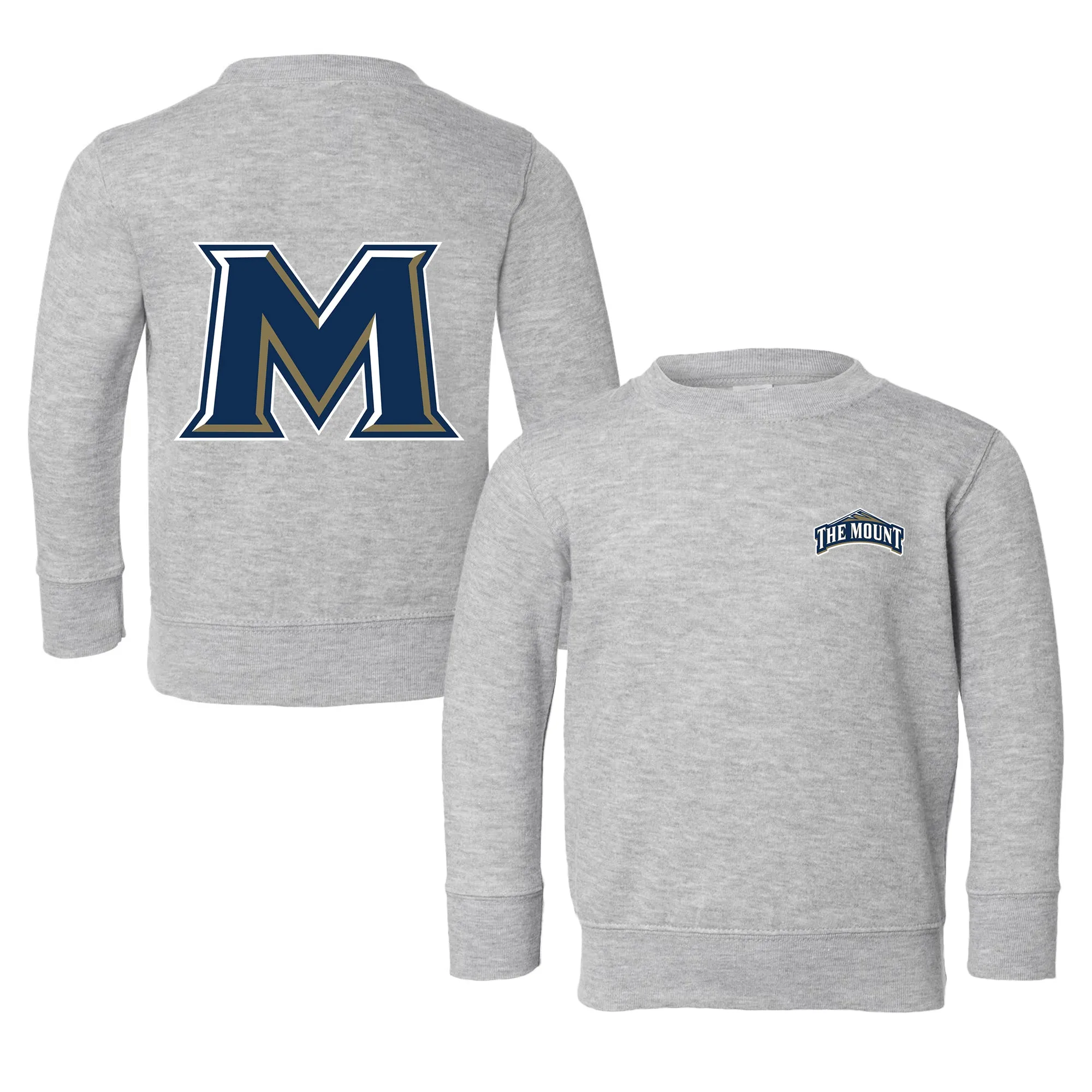 Mount St. Mary's Mountaineers Logo Toddler Crewneck Sweatshirt