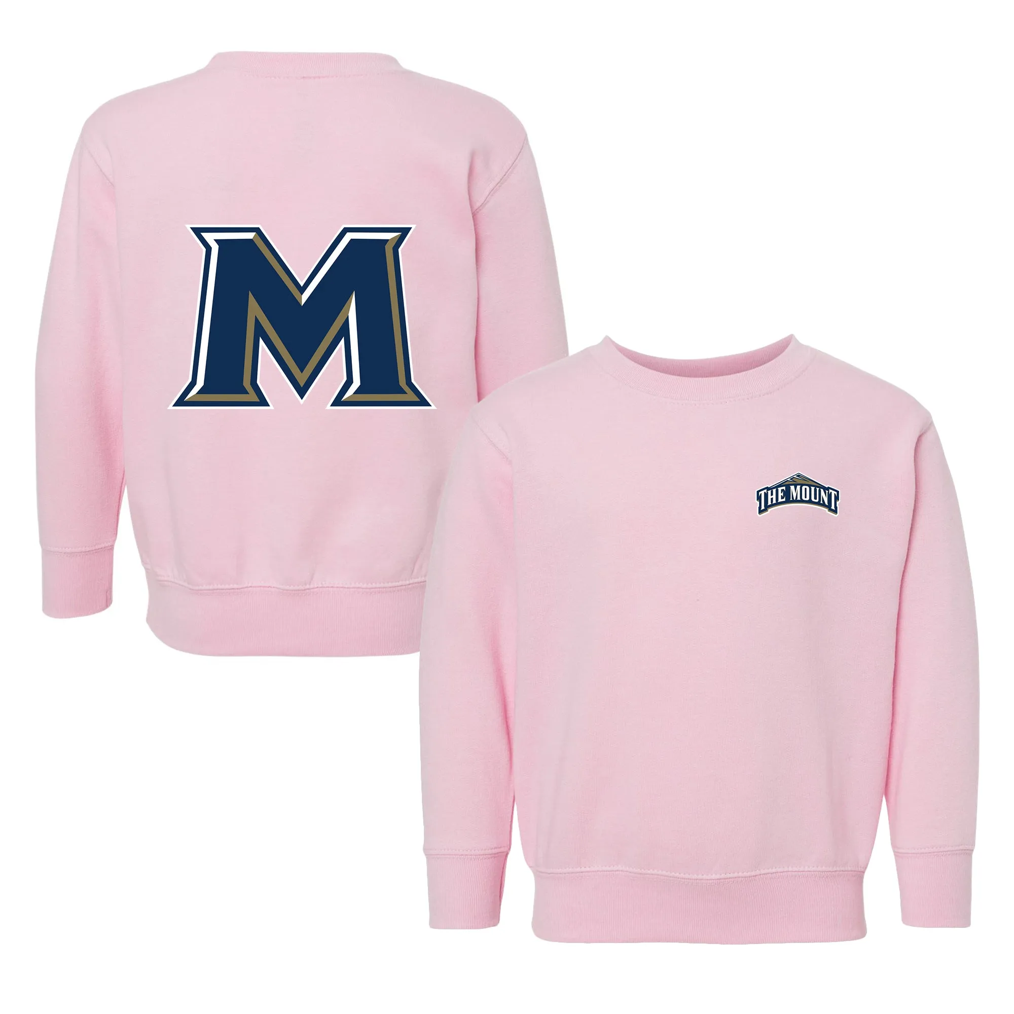 Mount St. Mary's Mountaineers Logo Toddler Crewneck Sweatshirt
