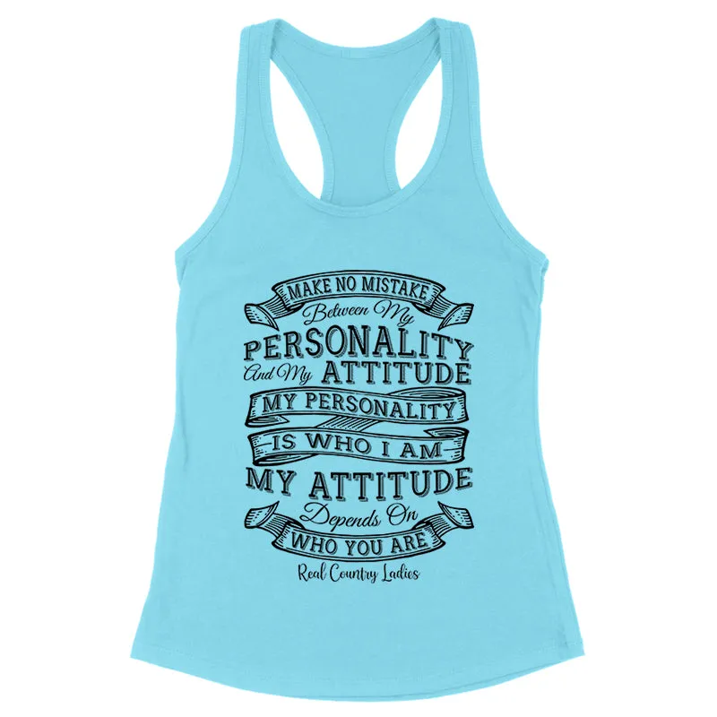 Personality Attitude Black Print Front Apparel