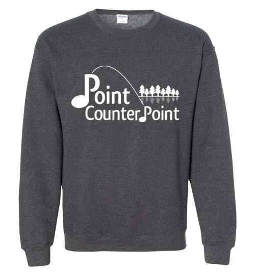 Point CounterPoint Crewneck Sweatshirt White Logo