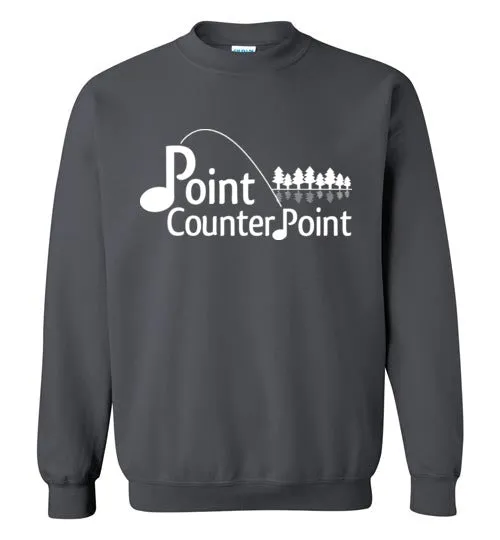 Point CounterPoint Crewneck Sweatshirt White Logo