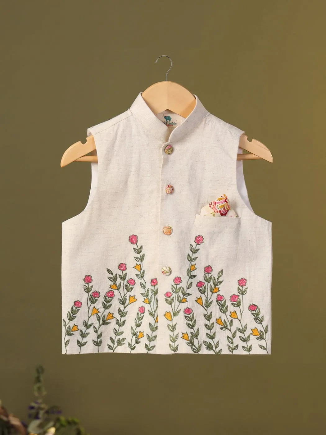 Pre-Order- BOY 3 Pc Bundi Set- Beige