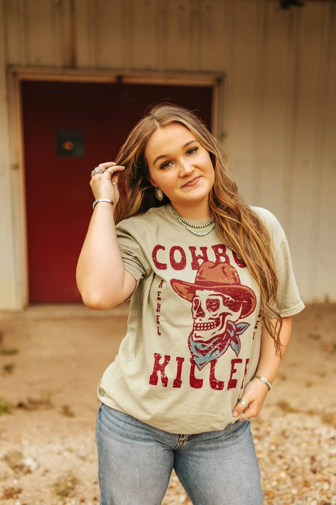 Rebel Rider Cowboy Killer Graphic Tee