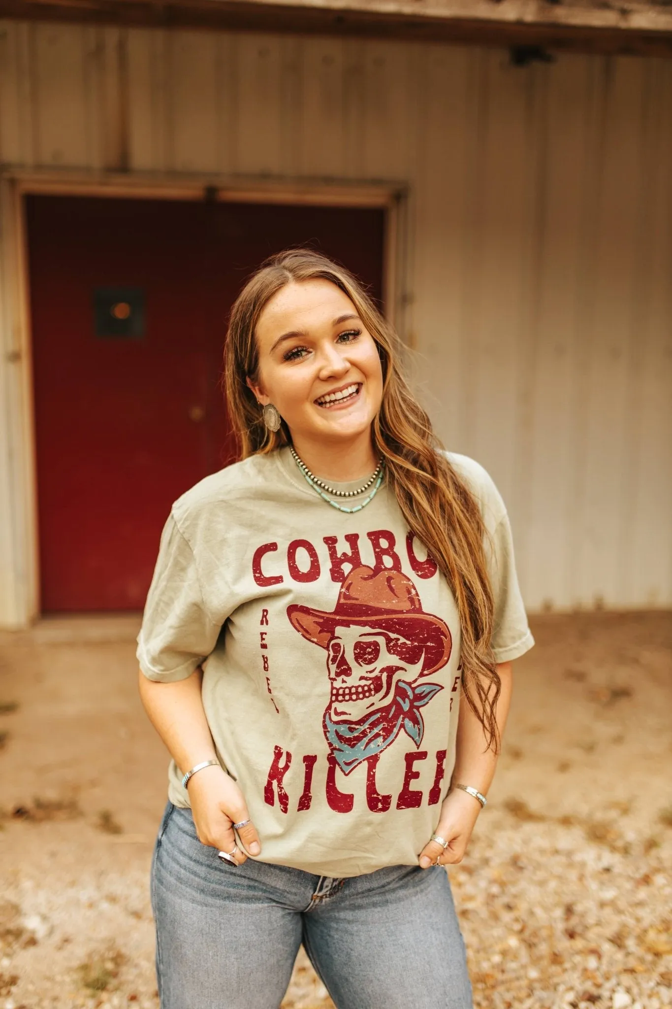 Rebel Rider Cowboy Killer Graphic Tee