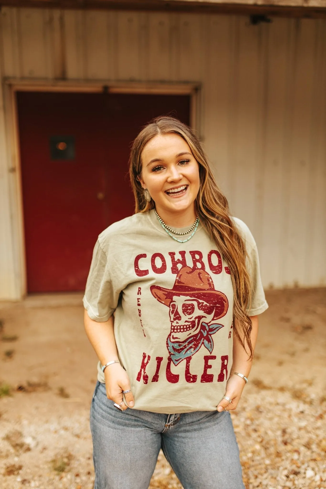 Rebel Rider Cowboy Killer Graphic Tee