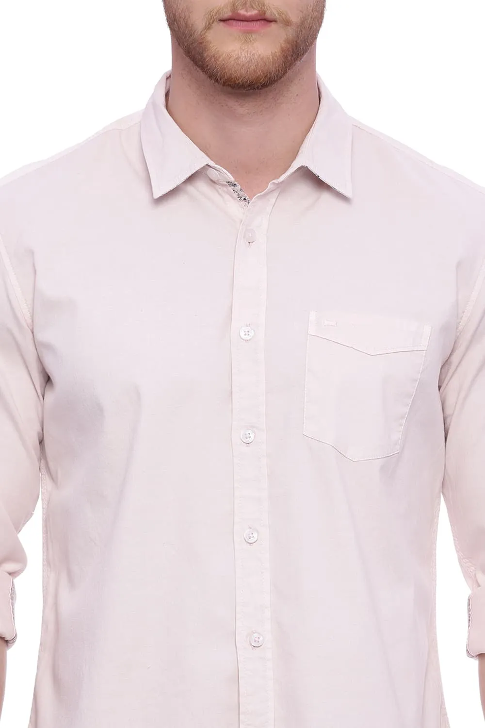 Slim Fit Dobby Stretch Shirt