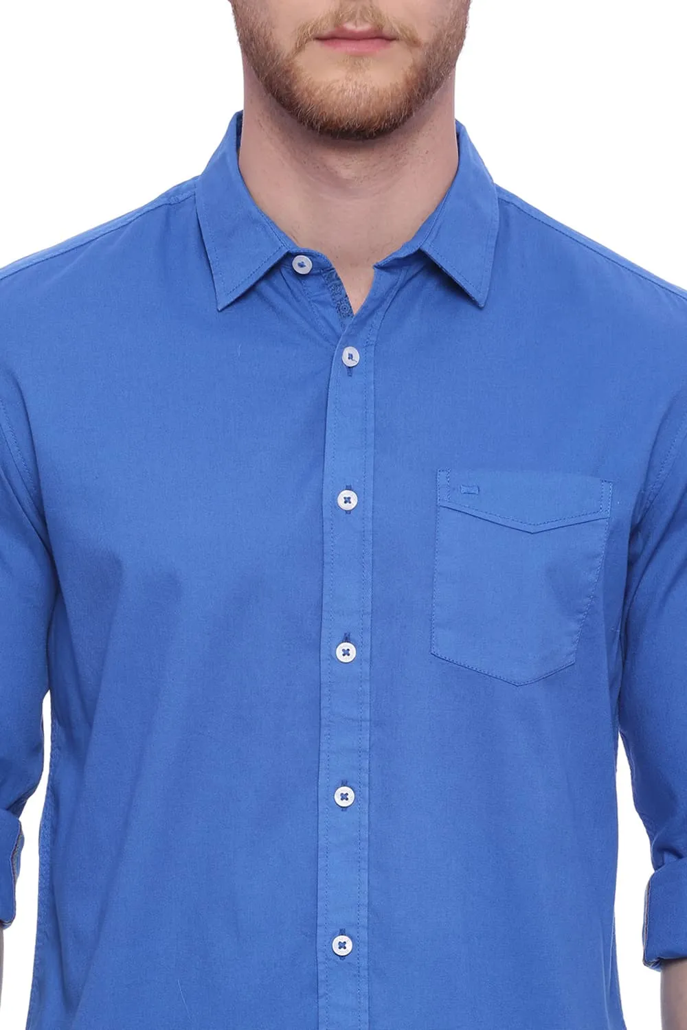 Slim Fit Dobby Stretch Shirt