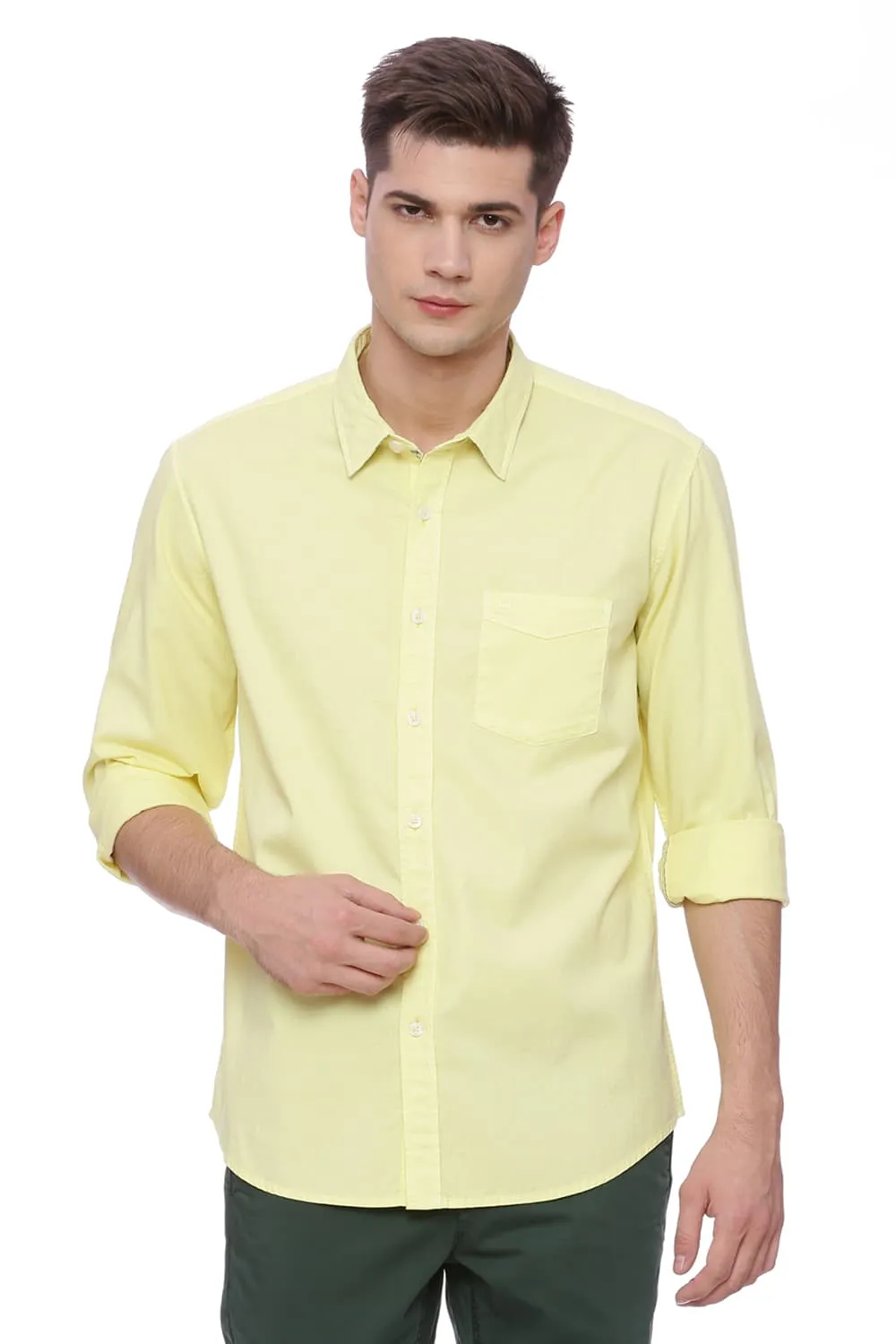 Slim Fit Dobby Stretch Shirt