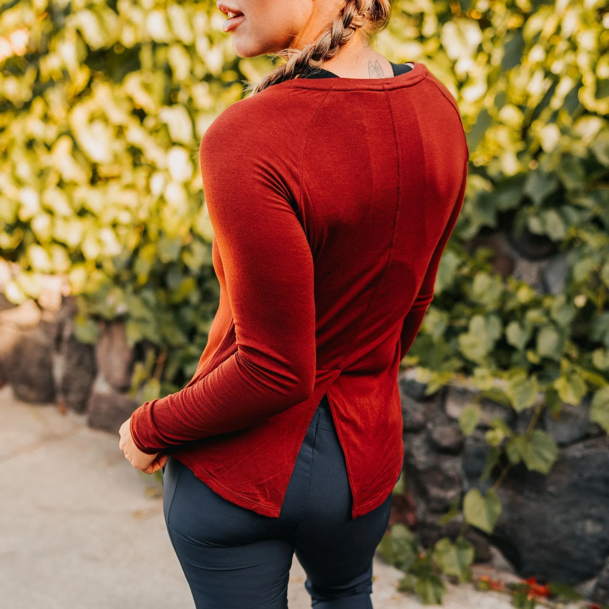 Tie Back Long Sleeve - Bronze